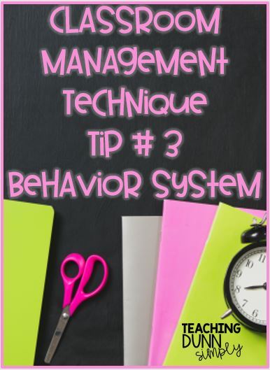 Classroom Management Techniques