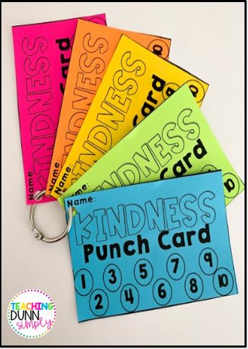 Kindness Punch Card