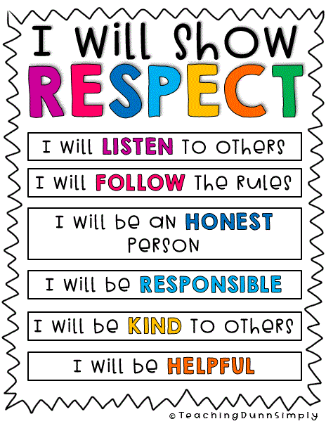 Respect Classroom Posters By Learning 4 Keeps Tpt - vrogue.co